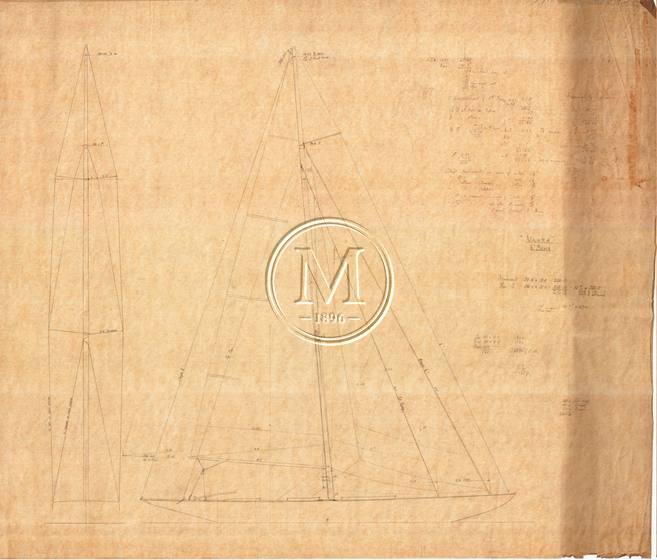 Design 307 — Sail Plan