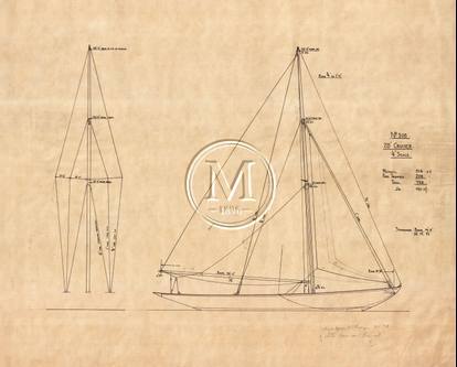 Design 308 — Sail Plan