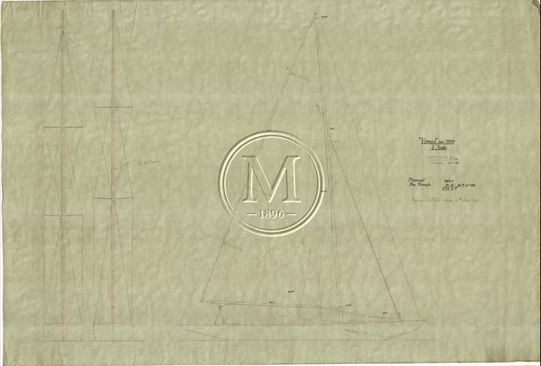 Design 317 — Sail Plan