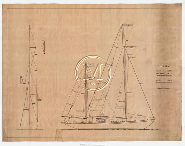 Design 319 — Sail Plan