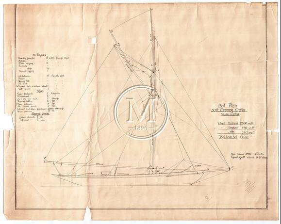 Design 32 — Sail Plan