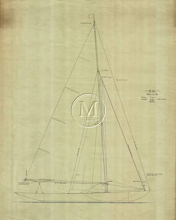 Design 323 — Sail Plan