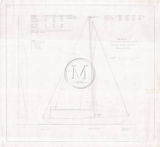 Design 324 — Sail Plan