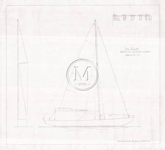 Design 324 — Sail Plan