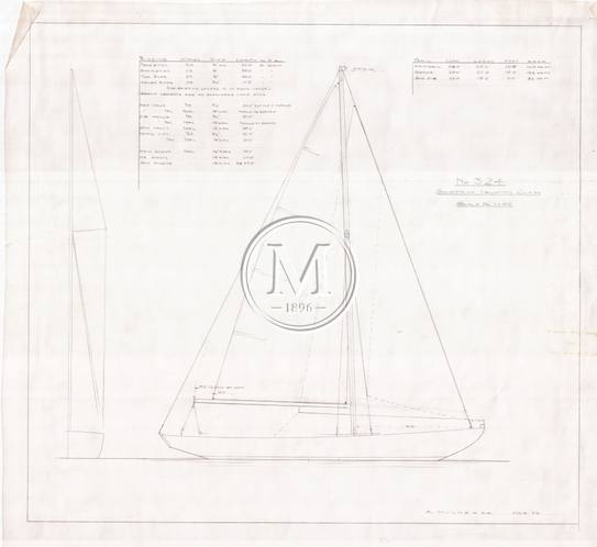 Design 324 — Sail Plan