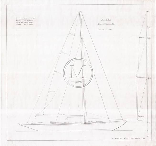 Design 331 — Sail Plan