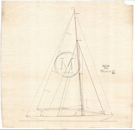 Design 347 — Sail Plan