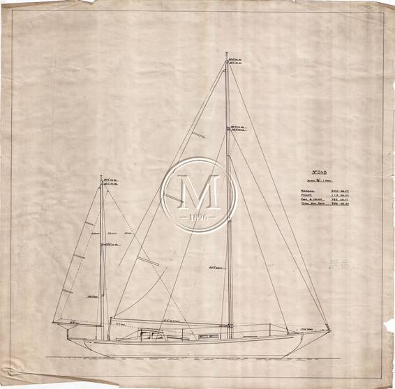 Design 348 — Sail Plan