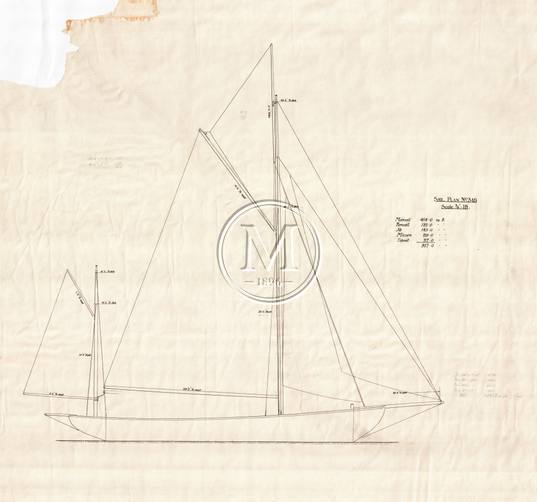 Design 348 — Sail Plan