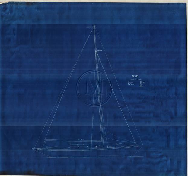 Design 349 — Sail Plan