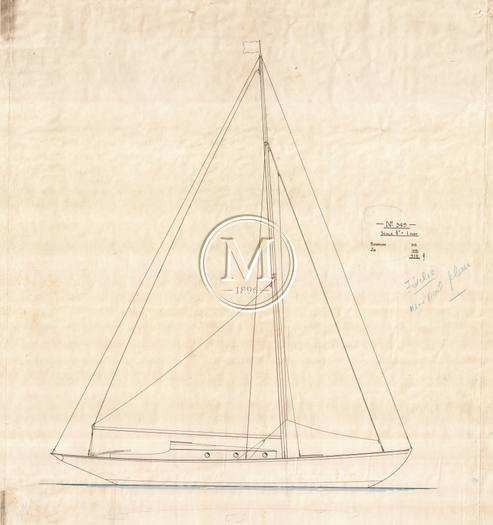 Design 349 — Sail Plan