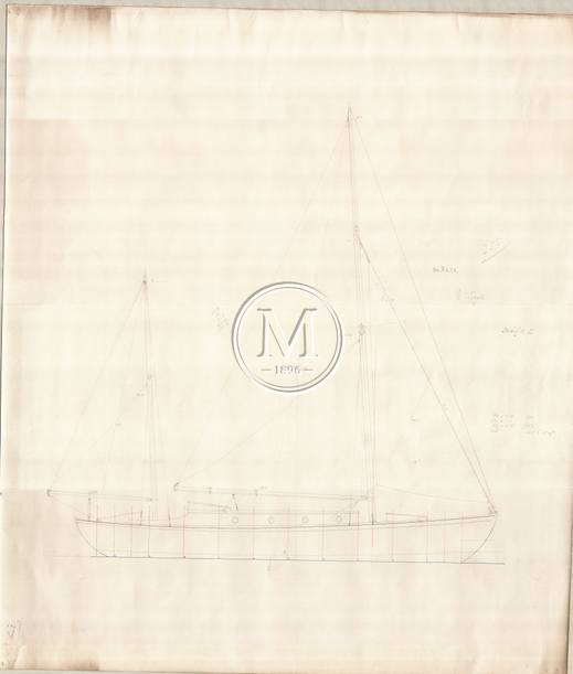 Design 355 — Sail Plan