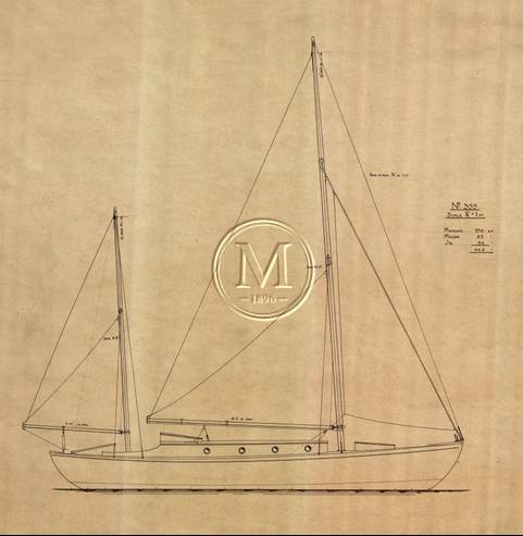 Design 355 — Sail Plan