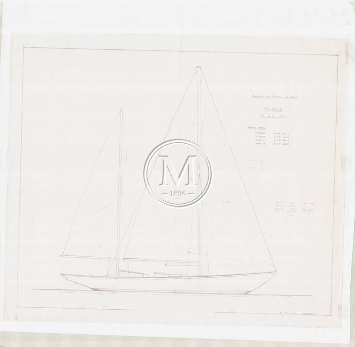 Design 366 — Sail Plan