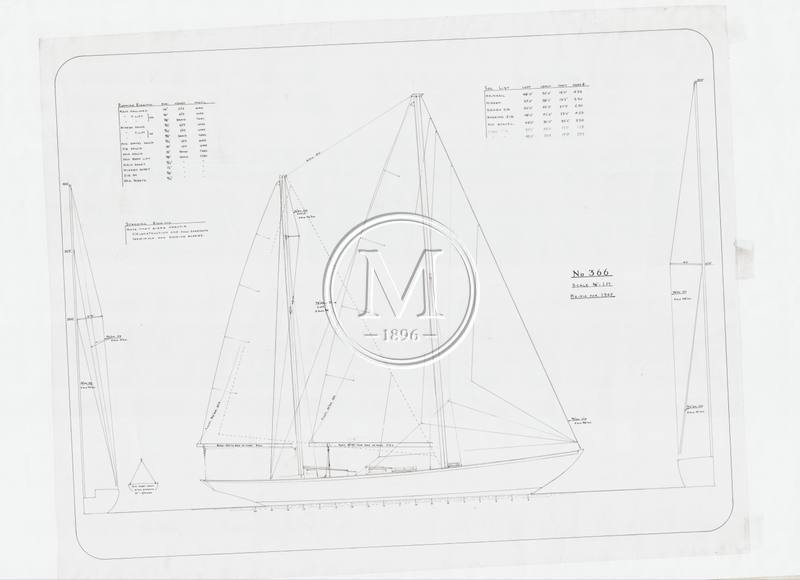 Design 366 — Sail Plan