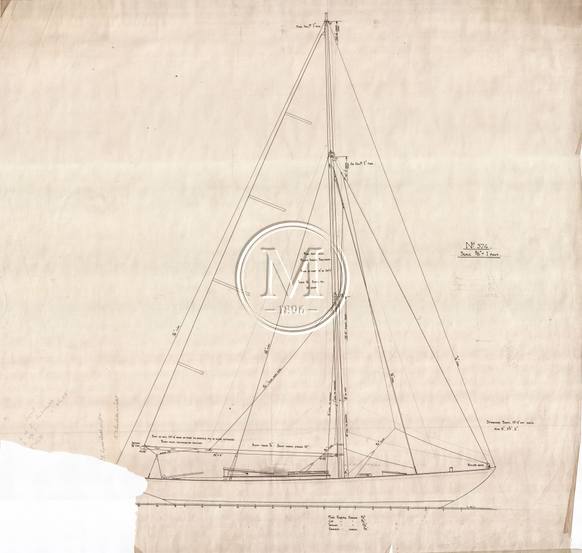 Design 374 — Sail Plan