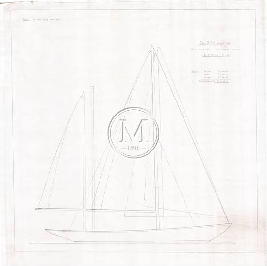 Design 374 — Sail Plan