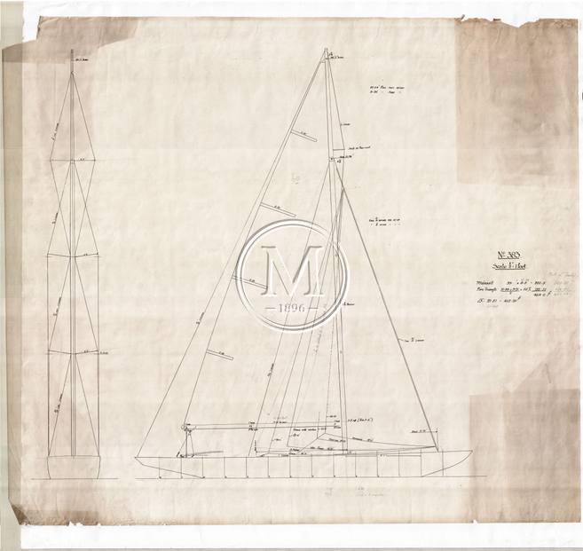 Design 383 — Sail Plan
