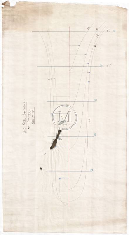 Design 386 — Keel Sections