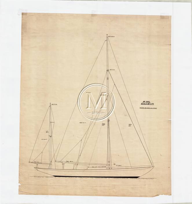 Design 390 — Sail Plan