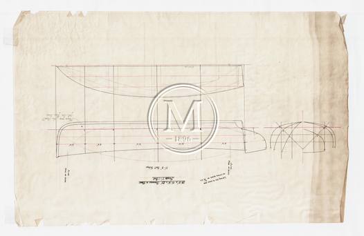 Design 390 — Lines Plan