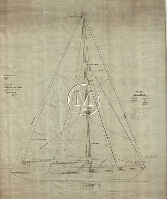Design 391 — Sail Plan
