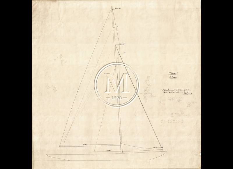 Design 395 — Sail Plan