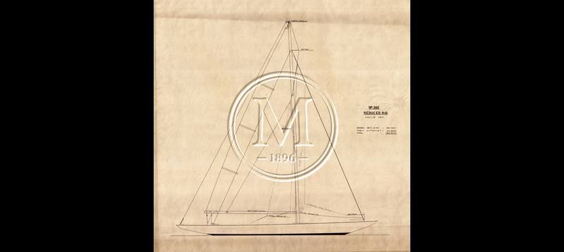 Design 395 — Sail Plan