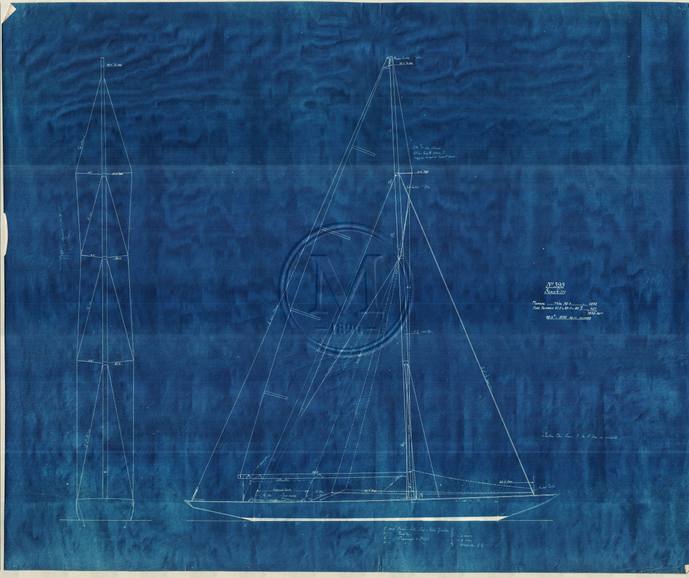 Design 395 — Sail Plan