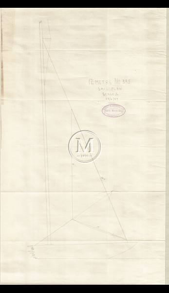 Design 395 — Sail Plan