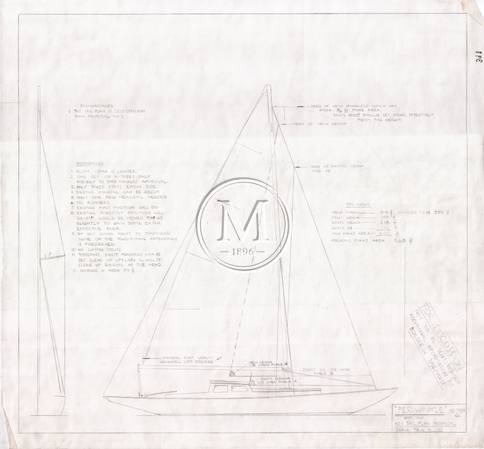 Design 398 — Sail Plan