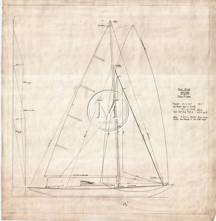 Design 398 — Sail Plan