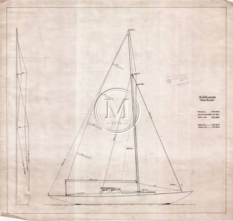 Design 398 — Sail Plan