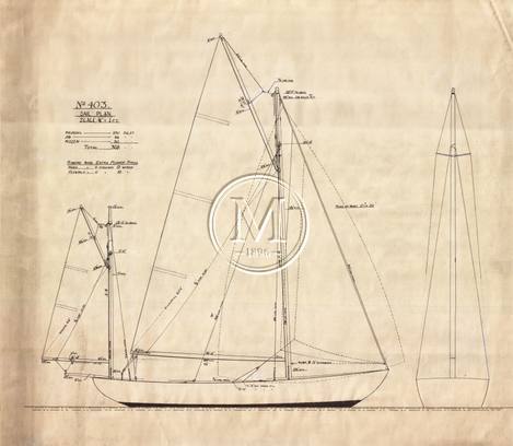 Design 403 — Sail Plan