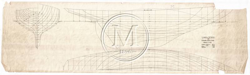 Design 404 — Lines Plan
