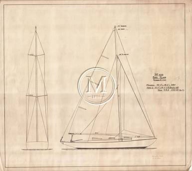 Design 404 — Sail Plan