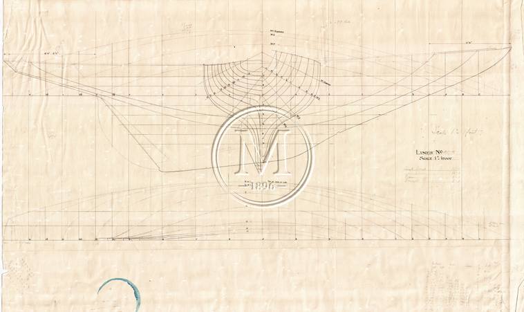 Design 405 — Lines Plan