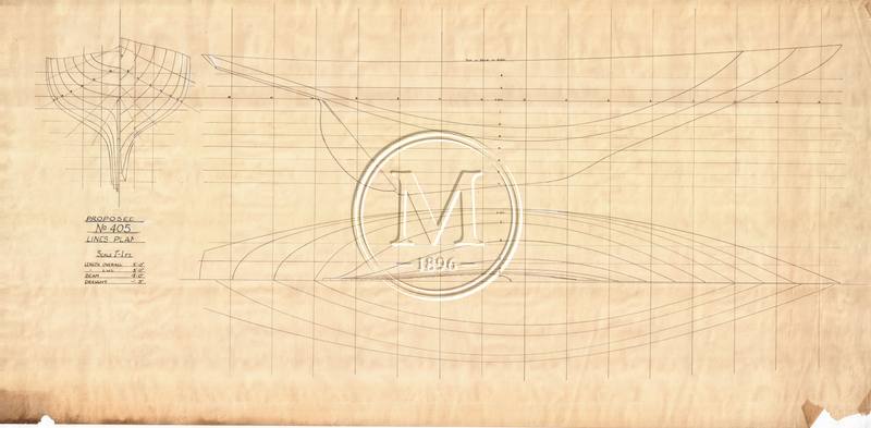 Design 405 — Lines Plan