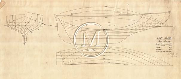 Design 406 — Lines Plan