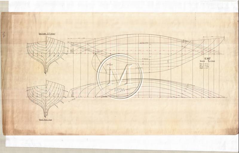 Design 407 — Lines Plan