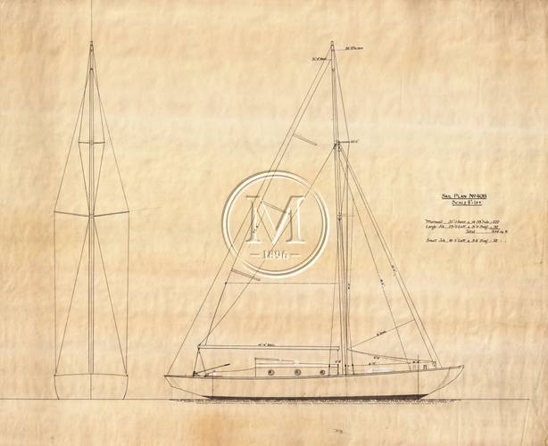 Design 408 — Sail Plan