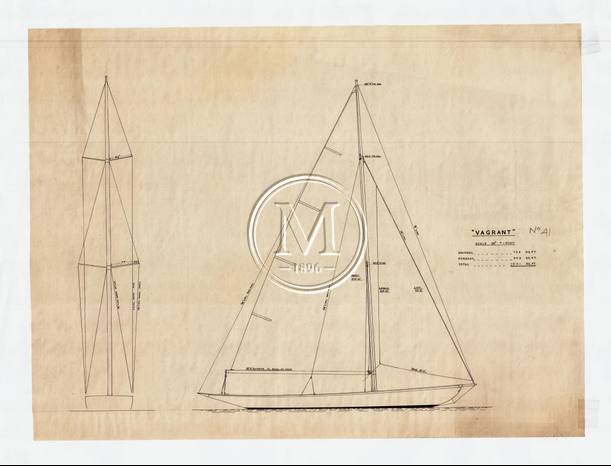Design 41 — Sail Plan