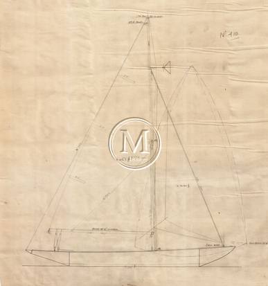 Design 410 — Sail Plan