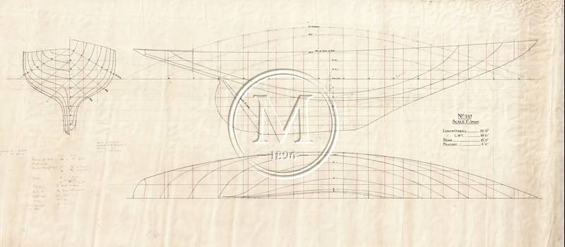 Design 410 — Lines Plan