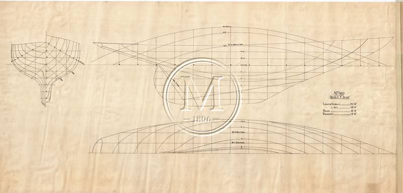 Design 410 — Lines Plan