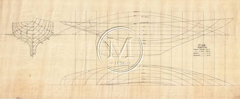 Design 410 — Lines Plan