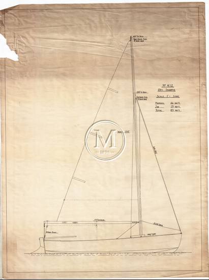 Design 412 — Sail Plan