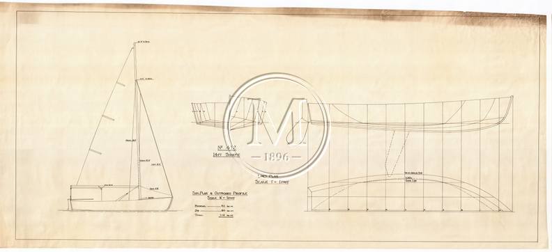 Design 412 — Lines Plan