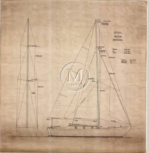Design 414 — Sail Plan