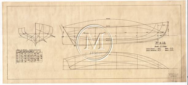 Design 418 — Lines Plan